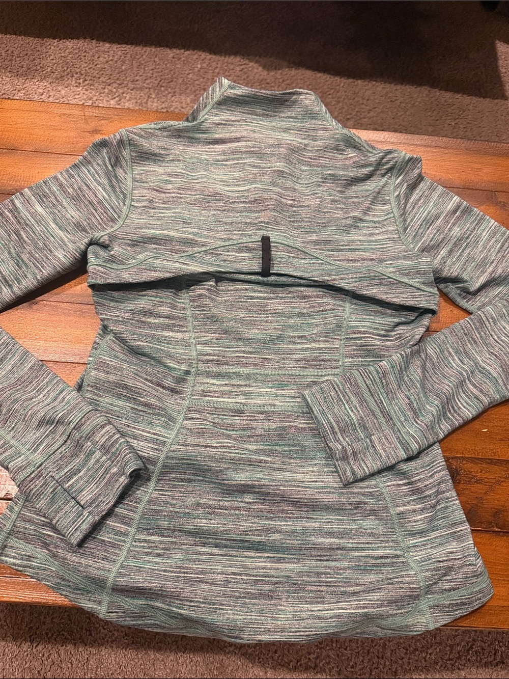 lululemon athletica Heathered Mint Green Space-Dye Utility Jacket